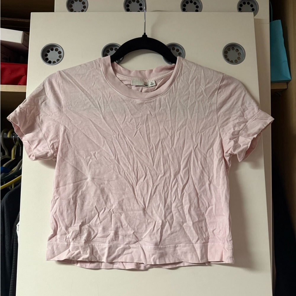 Wilfred Light Pink Crop Top